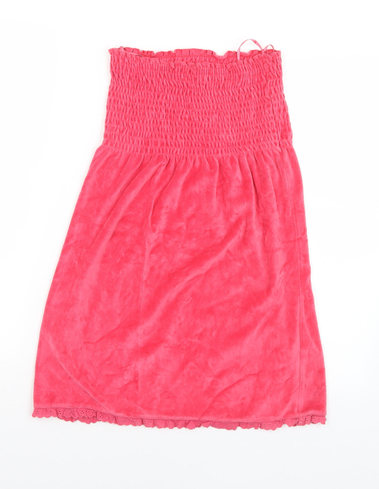 Ocean Clubs Womens Pink  Cotton Jersey T-Shirt Size 8 Off the Shoulder - 8-10