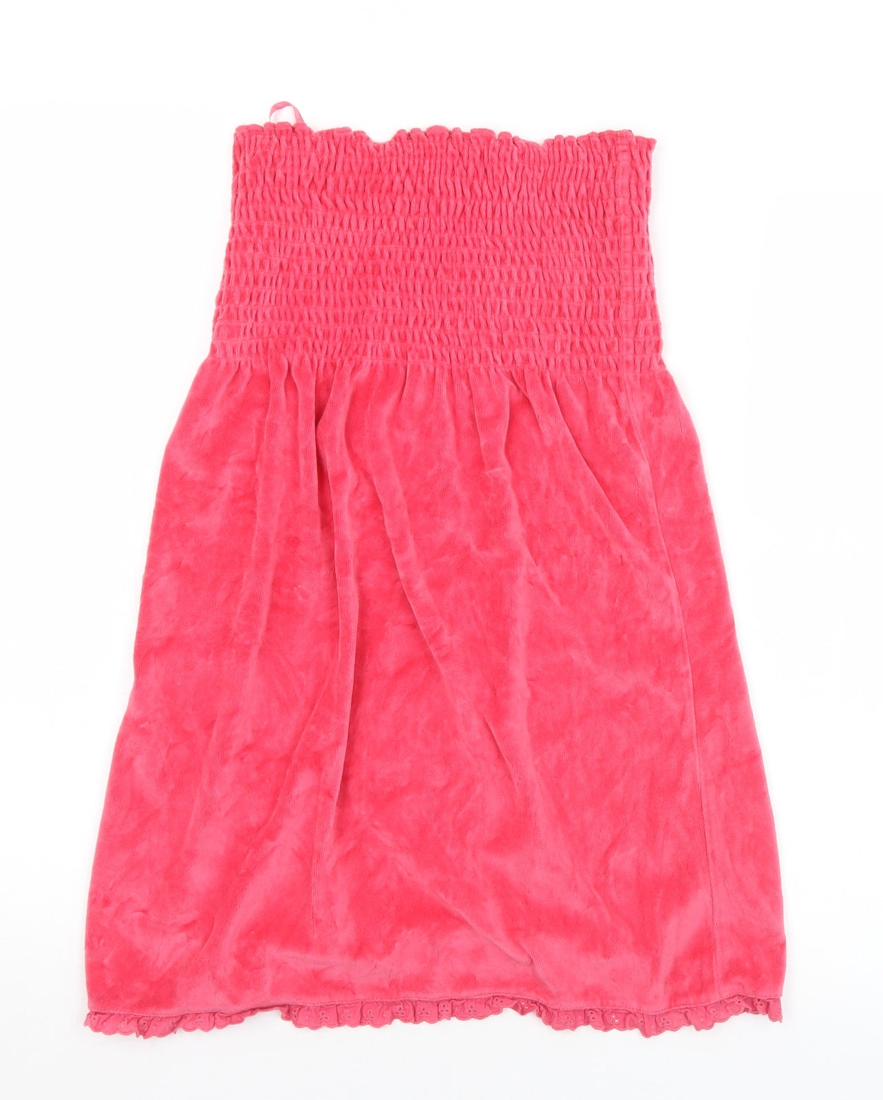 Ocean Clubs Womens Pink  Cotton Jersey T-Shirt Size 8 Off the Shoulder - 8-10