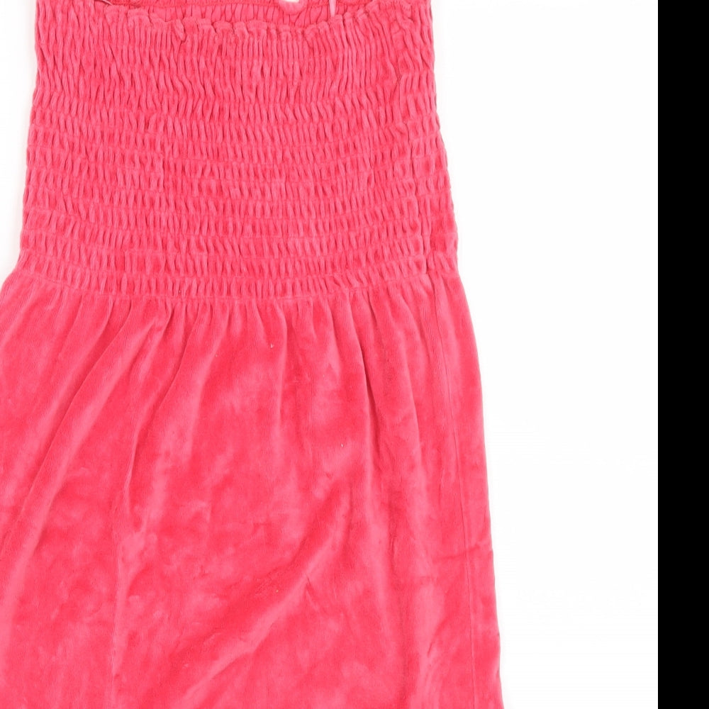 Ocean Clubs Womens Pink  Cotton Jersey T-Shirt Size 8 Off the Shoulder - 8-10