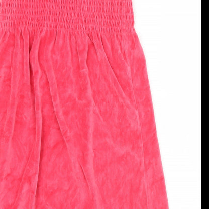 Ocean Clubs Womens Pink  Cotton Jersey T-Shirt Size 8 Off the Shoulder - 8-10