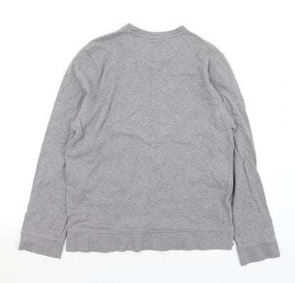 Mens UK Size M Marks and Spencer Grey Pullover Sweatshirt