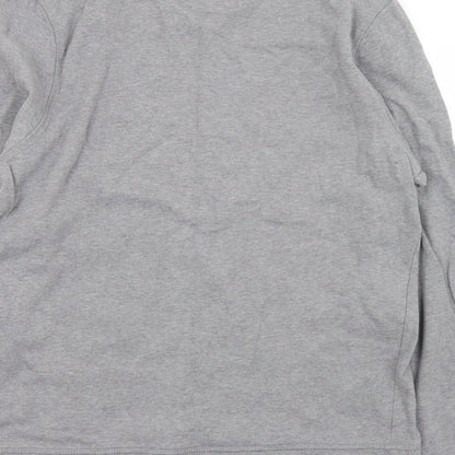 Mens UK Size M Marks and Spencer Grey Pullover Sweatshirt