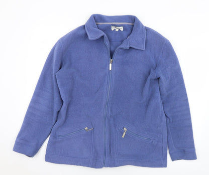 Original Clothing Womens Blue   Gilet Jacket Size S  Zip - S/M