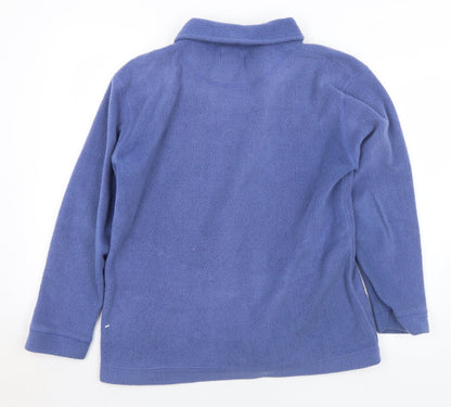 Original Clothing Womens Blue   Gilet Jacket Size S  Zip - S/M