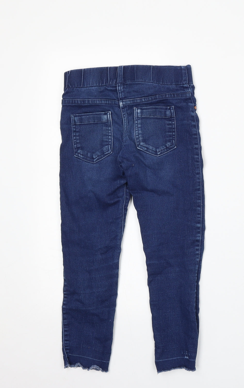 F&F Girls Blue  Cotton Skinny Jeans Size 6-7 Years  Regular
