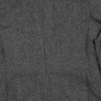 F&F Mens Grey  Polyester Jacket Suit Size 42