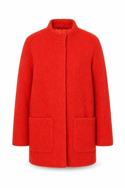Dunnes Womens Red   Jacket  Size 10  Snap