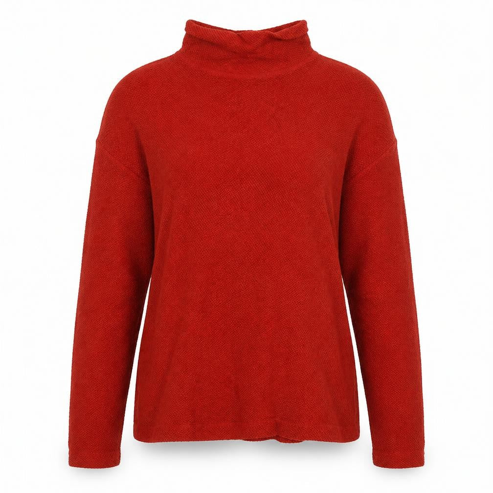 Womens UK Size M Spirit Red Pullover Jumper