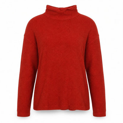 Womens UK Size M Spirit Red Pullover Jumper