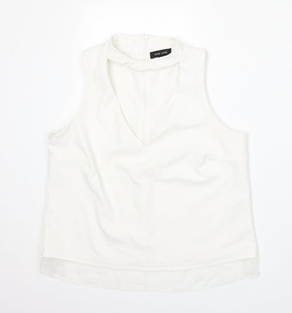 Womens UK Size 12 New Look White Vest Jumper