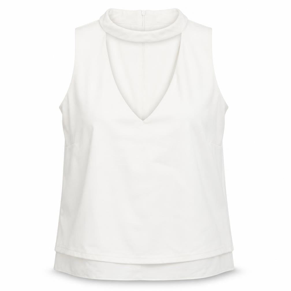 Womens UK Size 12 New Look White Vest Jumper
