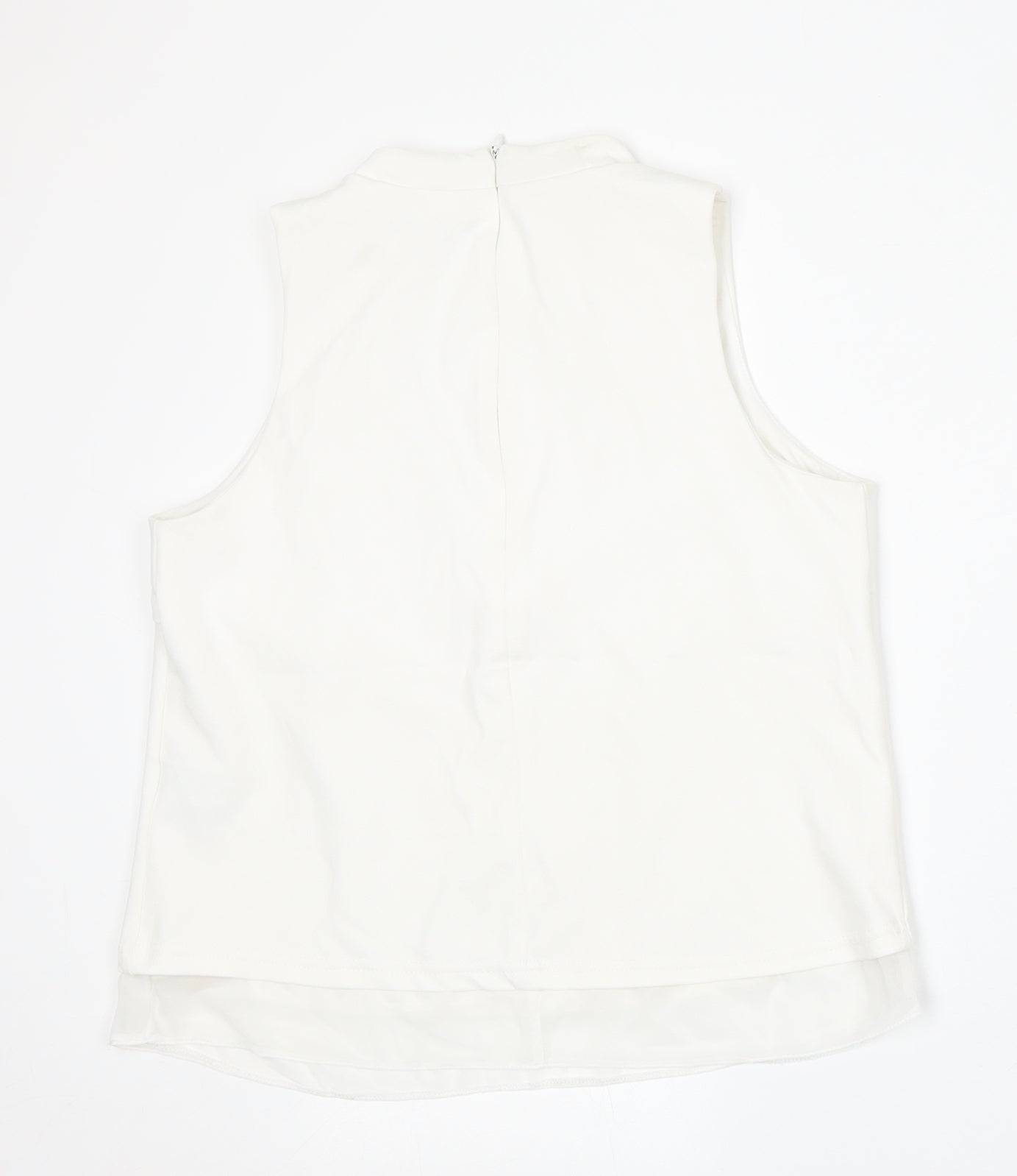 Womens UK Size 12 New Look White Vest Jumper