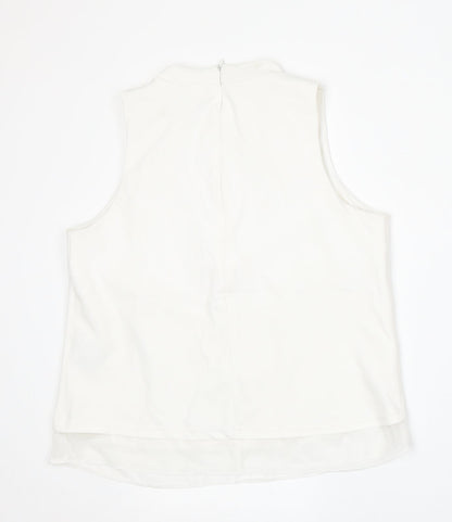 Womens UK Size 12 New Look White Vest Jumper