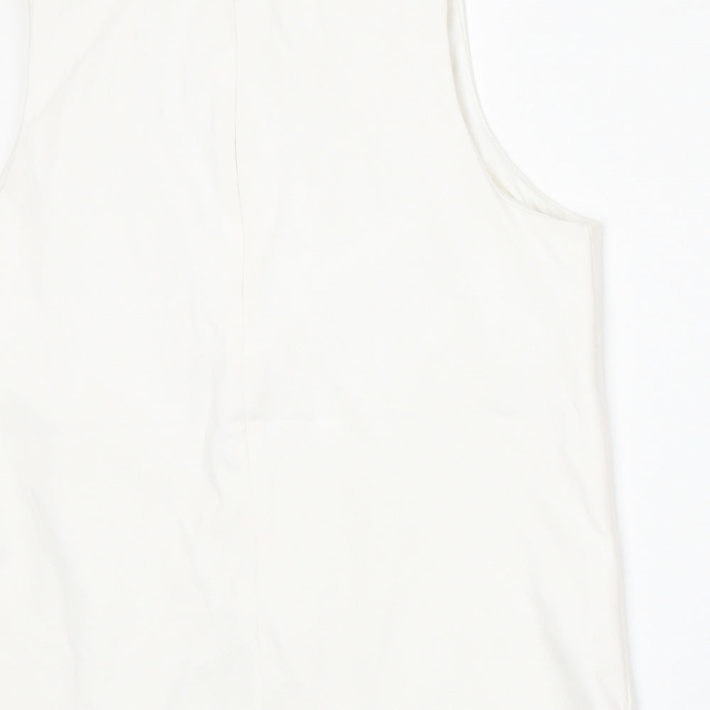 Womens UK Size 12 New Look White Vest Jumper