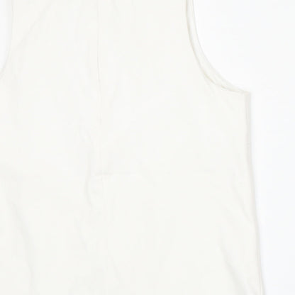 Womens UK Size 12 New Look White Vest Jumper
