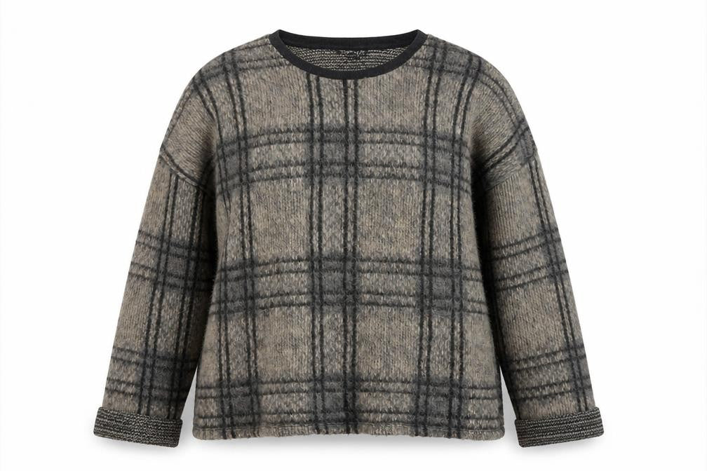 Womens UK Size 14 Topshop Beige Pullover Jumper