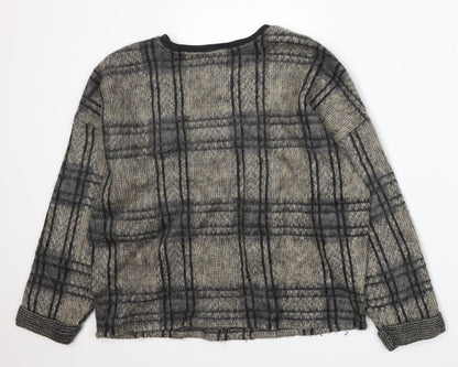 Womens UK Size 14 Topshop Beige Pullover Jumper