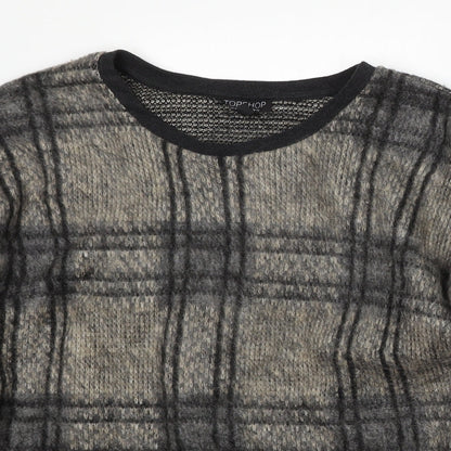 Womens UK Size 14 Topshop Beige Pullover Jumper