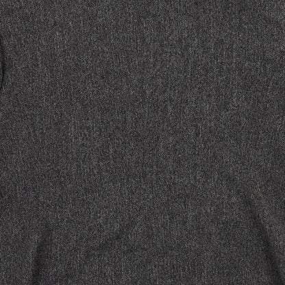 M&Co Womens Black Striped  Jacket Blazer Size 16  Zip