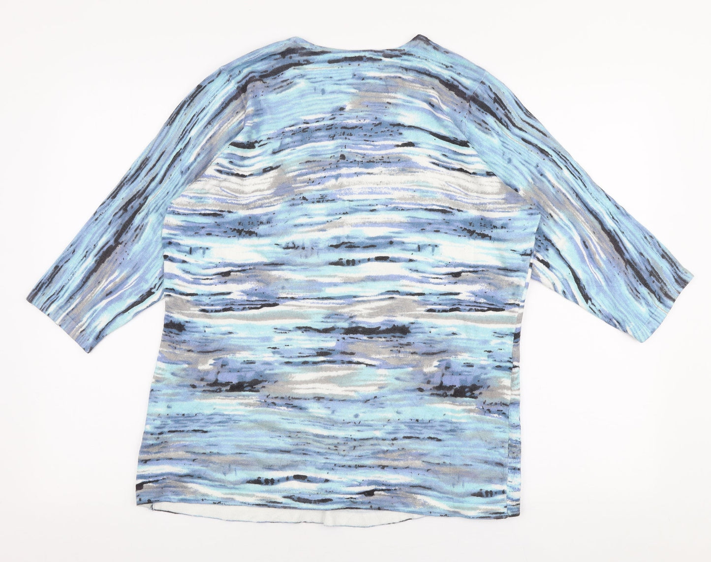Womens UK Size L Nina Murati Blue Pullover Jumper