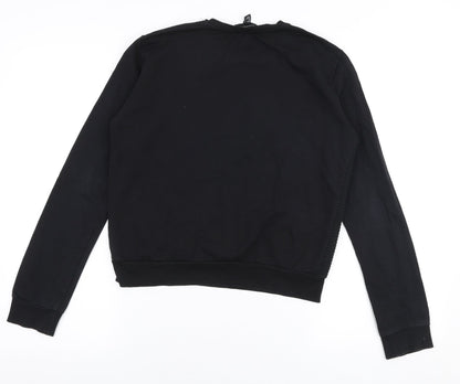 Atmosphere Womens Black  Polyester Pullover Sweatshirt Size 6  Pullover - Milano