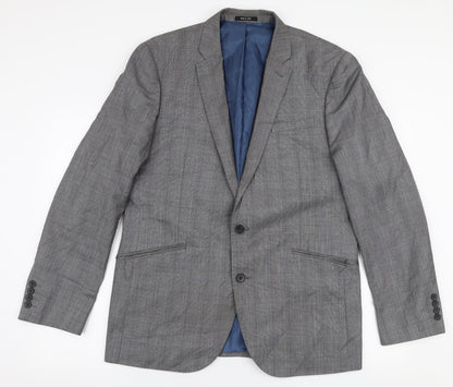Mens UK Size 42 Cedar Wood State Regular Grey Suit Jacket