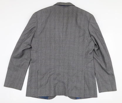 Mens UK Size 42 Cedar Wood State Regular Grey Suit Jacket