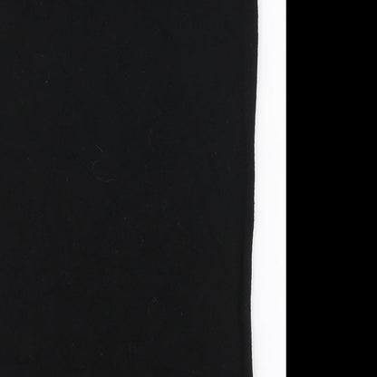 Miss Selfridge Womens Black  Acrylic Straight & Pencil Skirt Size 8