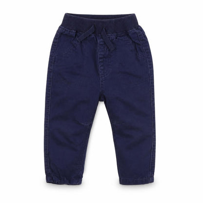 George Baby Blue  Cotton Jogger Trousers Size 6-9 Months  Drawstring
