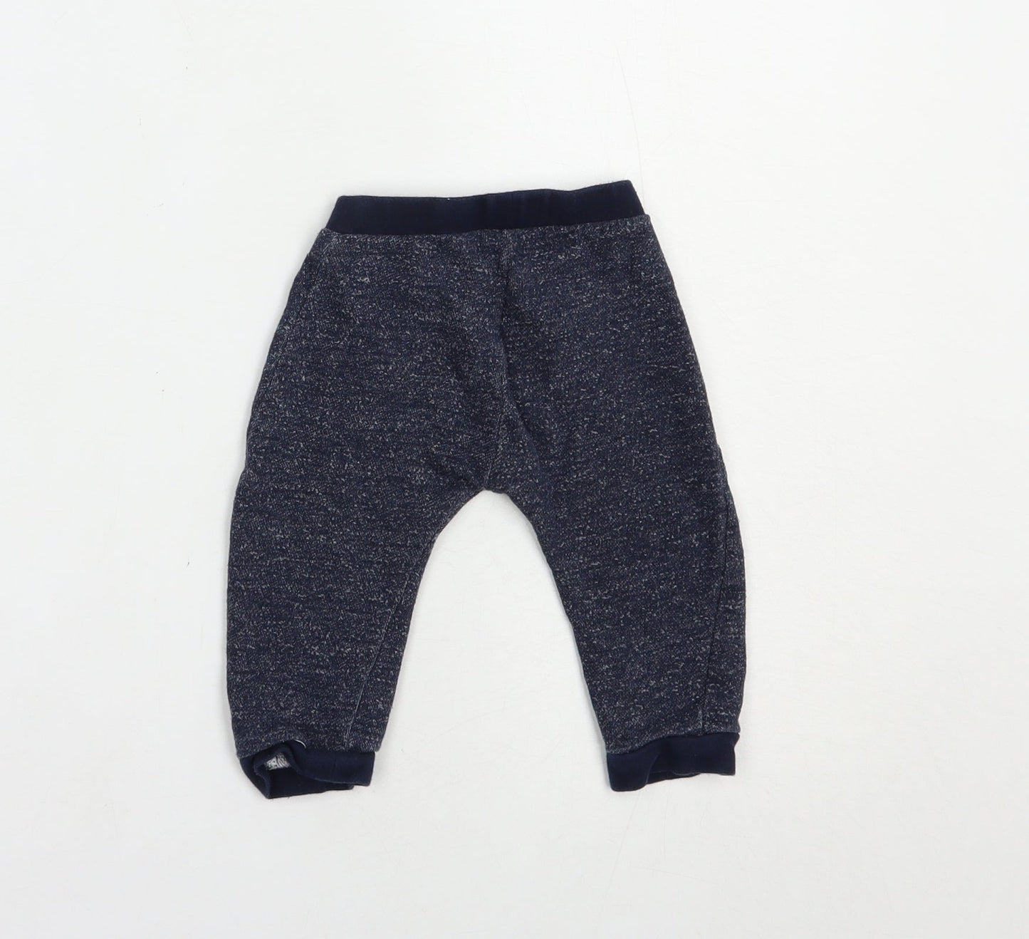 Disney Baby Baby Blue  Cotton Jogger Trousers Size 6-9 Months  Drawstring