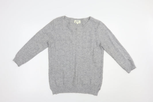Womens UK Size 10 NEXT Grey Pullover Jumper
