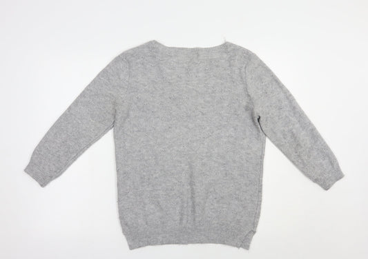 Womens UK Size 10 NEXT Grey Pullover Jumper