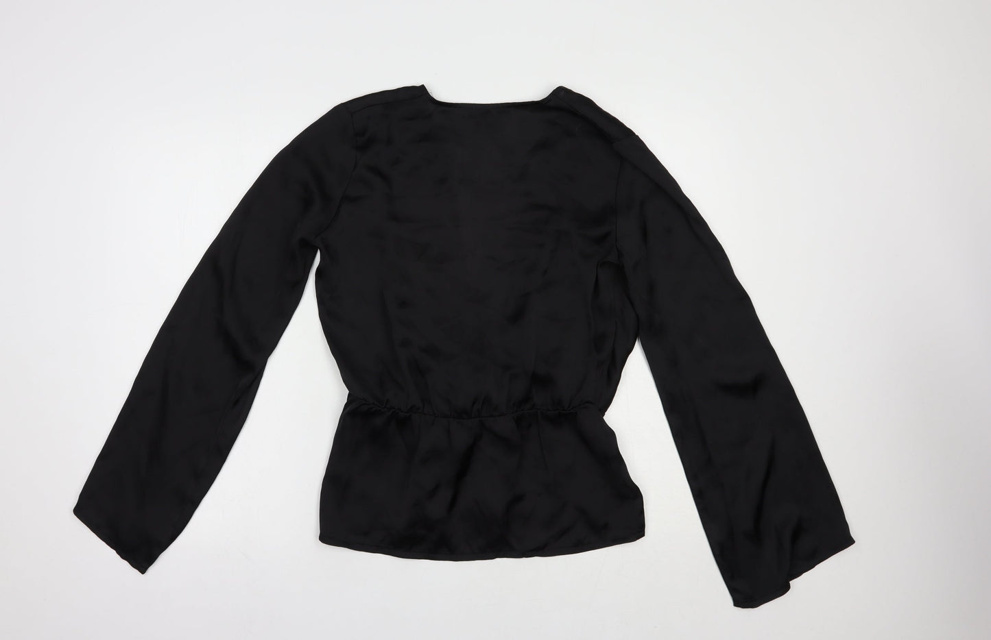 Womens UK Size 8 Missguided Black Basic Blouse