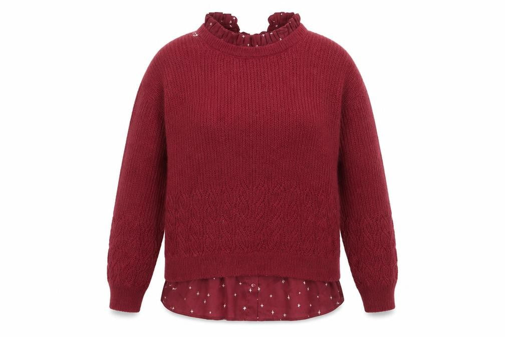 Womens UK Size XS NEXT Red Pullover Jumper