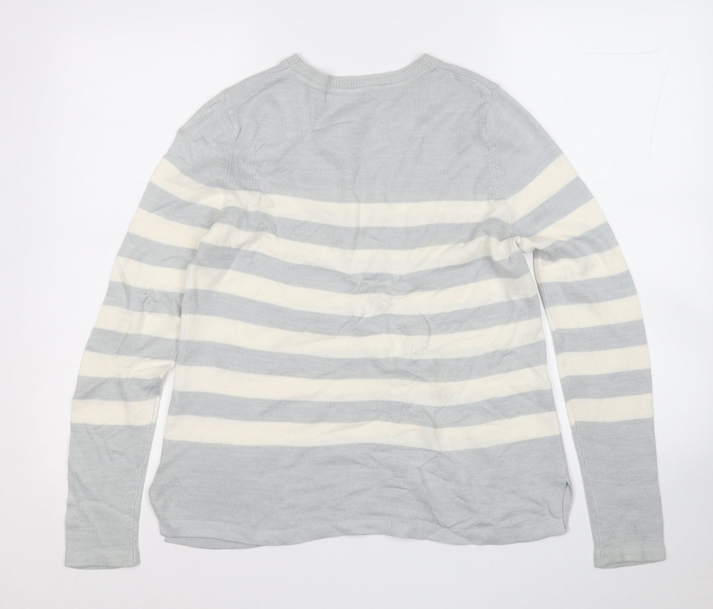 Womens UK Size M Marks and Spencer Grey Pullover Jumper