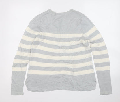 Womens UK Size M Marks and Spencer Grey Pullover Jumper