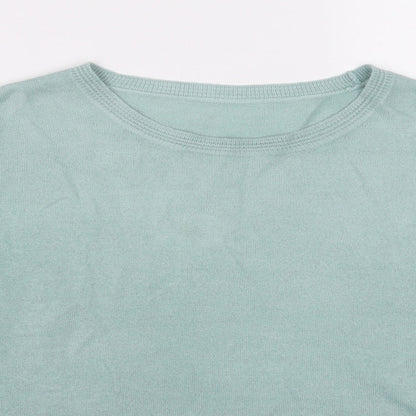 Womens UK Size 14 Marks and Spencer Green Pullover Jumper