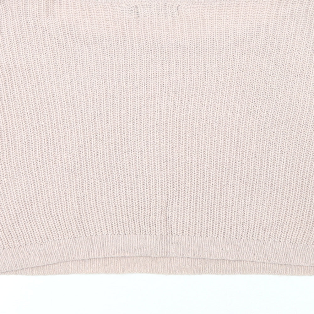 Womens UK Size S PRETTYLITTLETHING Pink Pullover Jumper
