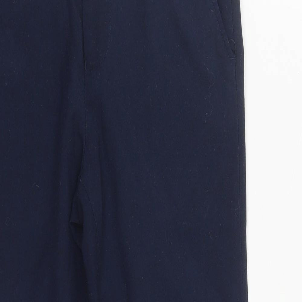 NEXT Boys Blue  Polyester Dress Pants Trousers Size 9 Months L22 in Regular Zip