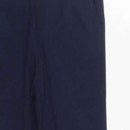 NEXT Boys Blue  Polyester Dress Pants Trousers Size 9 Months L22 in Regular Zip