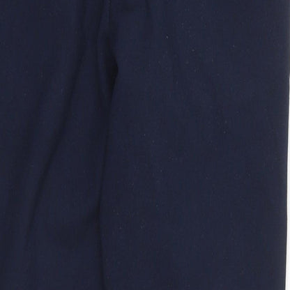 NEXT Boys Blue  Polyester Dress Pants Trousers Size 9 Months L22 in Regular Zip