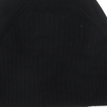 Primark Girls Black High Neck  Acrylic Pullover Jumper Size 9-10 Years