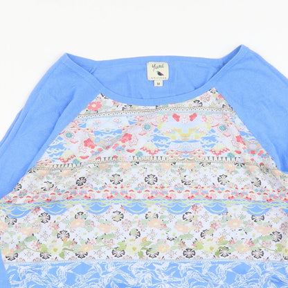 Womens UK Size M Yumi Blue Pullover Jumper