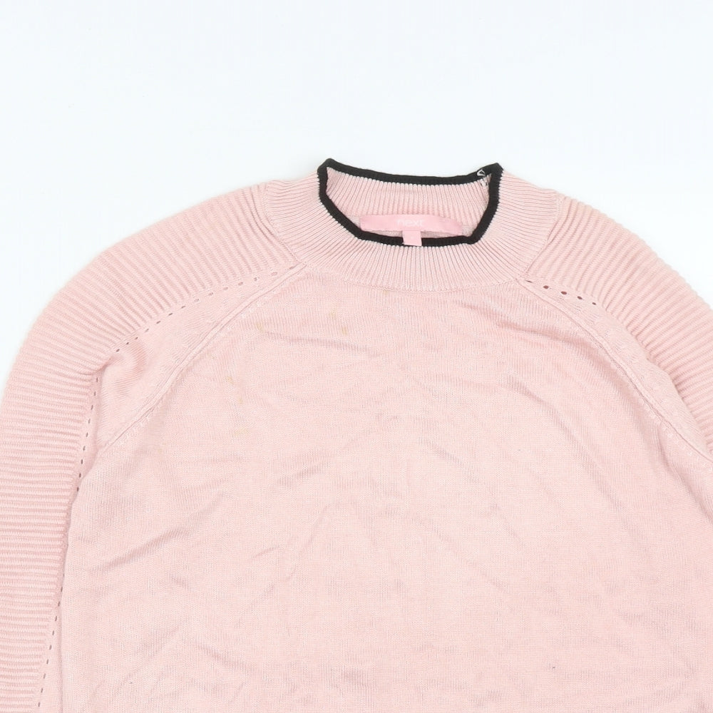 Womens UK Size 8 NEXT Pink Pullover Jumper