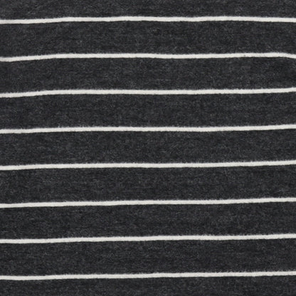 Matalan Womens Black Striped Viscose Blend Pullover Sweatshirt Size 10