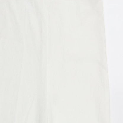 Womens UK Size 20 Preworn One-Piece White Playsuit
