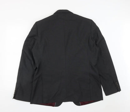 Mens UK Size 44 Marks and Spencer Regular Black Suit Jacket