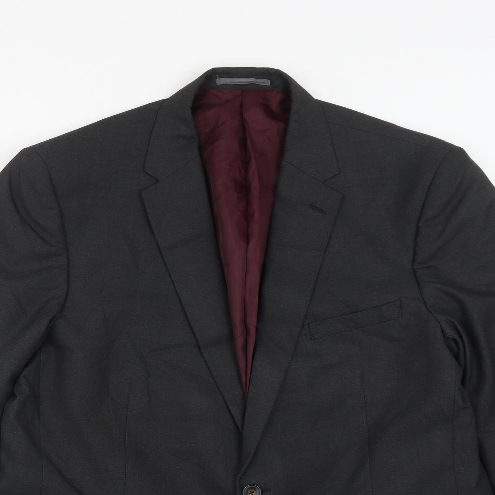 Mens UK Size 44 Marks and Spencer Regular Black Suit Jacket