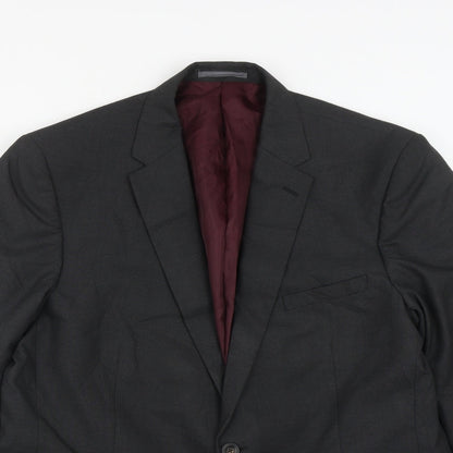 Mens UK Size 44 Marks and Spencer Regular Black Suit Jacket