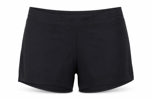 Crosshatch Womens Black  Polyamide Sweat Shorts Size 34 in  Regular Drawstring